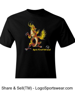 Spit Fire Brand | T-Shirt Design Zoom