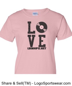 Glitter Love | Ladies T-shirt Design Zoom
