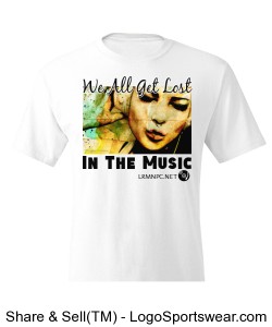 Lost In Music | Mens T-Shirt Design Zoom